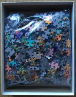 Image of the puzzle 1000, Calypto, Deux Femmes au Bord du Rivage, by Henri-Edmond Cross, Complete, Picture of the bag