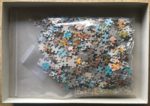Image of the puzzle 1000, King, Crazy Swimming Pool, by Gerold Como, Complete, Picture of the bag