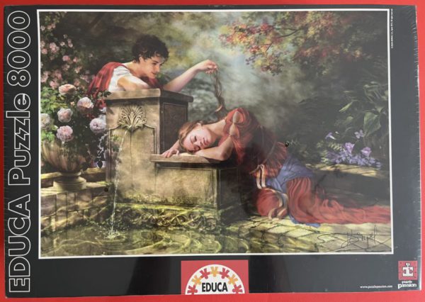 Image of the puzzle 8000, Educa, While She was Sleeping, by Drazenka Kimpel, Factory Sealed, Picture of the box