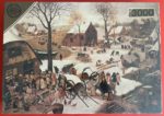 Image of the puzzle 3000, Falcon, Payment of Tax at Bethlehem, by Pieter Brueghel the Younger, Factory Sealed, Picture of the box