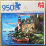 Image of the puzzle 950, Jumbo, The Lighthouse Keeper's Cottage, by Dominic Davison, Complete, Picture of the box