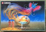Image of the puzzle 1500, Jumbo, Bird of Paradise, by Enrique Nieto, Complete, Picture of the box
