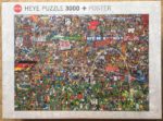 Image of the puzzle 3000, Heye, Football History, by Alex Bennett, Factory Sealed, Picture of the box