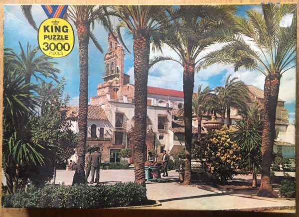 Image of the puzzle 3000, King, Plaza de España, Écija, Spain, Complete, Picture of the box