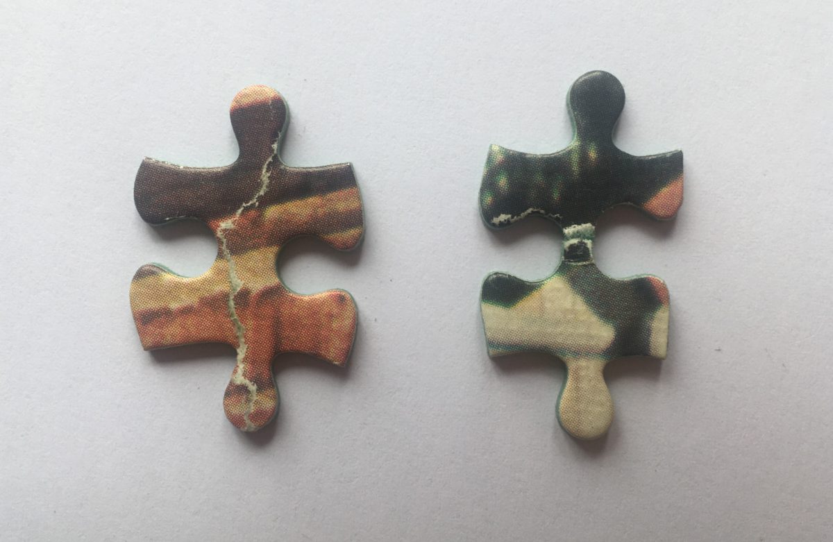 Image of the puzzle 3000, Jumbo, Miltenberg on the River Main, West Germany, Complete, Picture of the pieces