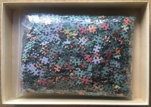 Image of the puzzle 3000, Jumbo, Miltenberg on the River Main, West Germany, Complete, Picture of the bag