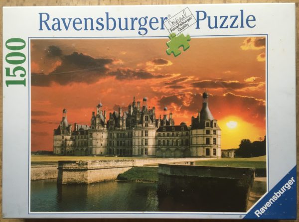 Image of the puzzle 1500, Ravensburger, Chambord Castle, Factory Sealed, Picture of the box