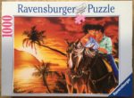 Image of the puzzle 1000, Ravensburger, Tender Encounter, by Gerold Como, Complete, Picture of the box