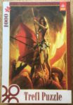 Image of the puzzle 1000, Trefl, A Female Warrior, by Michael Komarck, Factory Sealed, Picture of the box