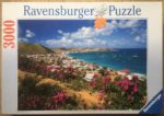 Image of the puzzle 3000, Ravensburger, Antilles, St. Maarten, the Caribbean, Incomplete, Picture of the box