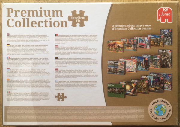 Image of the puzzle 3000, Jumbo, Jewels of the Deep, by Gerald Newton, Factory Sealed, Picture of the back