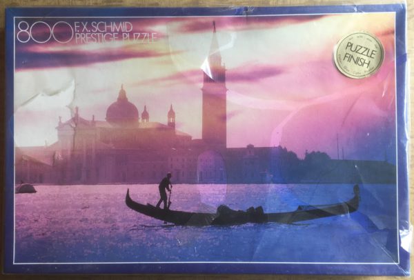 Image of the puzzle 800, F.X. Schmid, Venice, by Gerd Weissing, Factory Sealed, Picture of the box