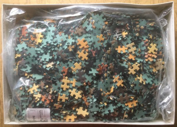 Image of the puzzle 3000, Nathan, Setting Sun, Sealed Bag, Picture of the bag