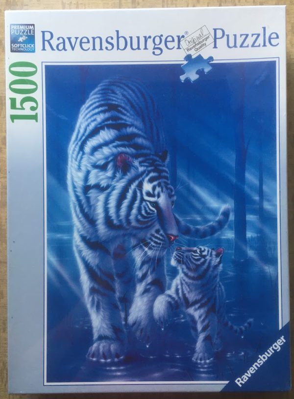 Image of the puzzle 1500, Ravensburger, First Outing, by Kentaro Nishino, Factory Sealed, Picture of the box