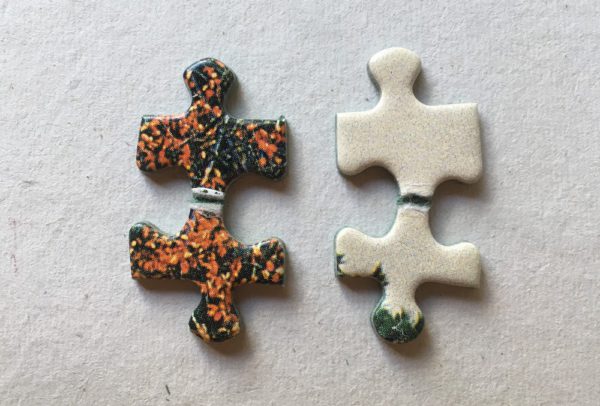 Image of the puzzle 1500, Educa, Japanese Garden, Complete, Picture of the pieces