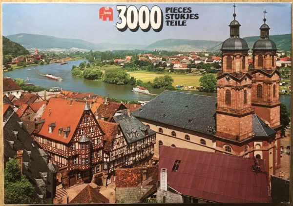 Image of the puzzle 3000, Jumbo, Miltenberg on the River Main, West Germany, Sealed Bag, Picture of the box