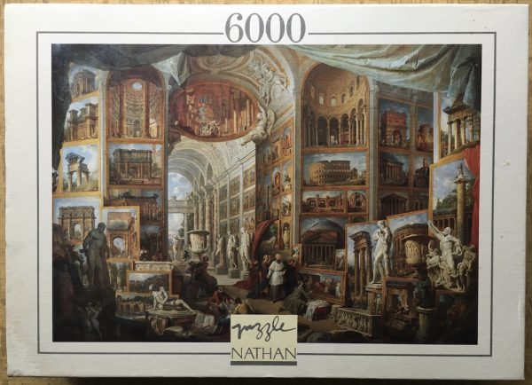 Image of the puzzle 6000, Nathan, Gallery of Views of Ancient Rome, by Giovanni Paolo Panini, Factory Sealed, Picture of the box