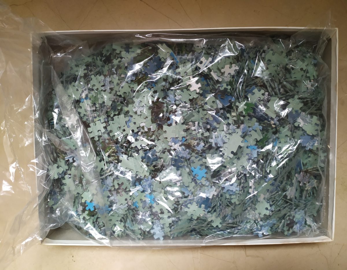 Image of the puzzle 6000, Schmidt, Glacier, Sealed Bag, Picture of the bag