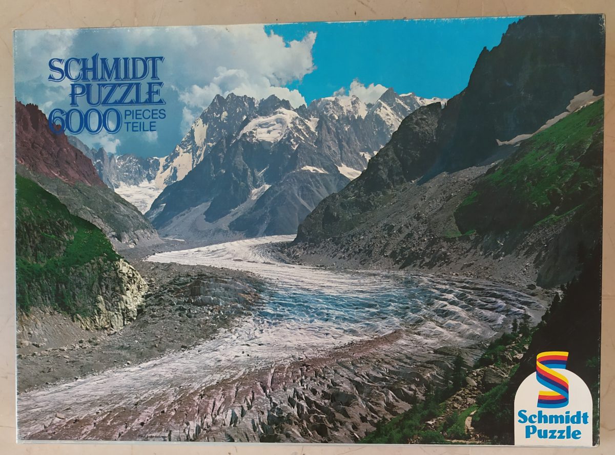 6000, Schmidt, Glacier, Sealed Bag, Listed by Barebrain Image of the puzzle 6000, Schmidt, Glacier, Sealed Bag, Picture of the box