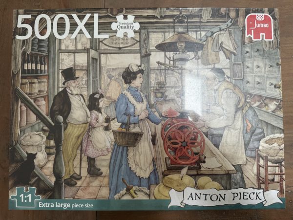Image of the puzzle 500, Jumbo, The Grocery Store, Anton Pieck, Factory Sealed, Picture of the box
