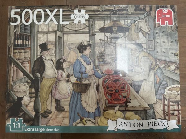 Image of the puzzle 500, Jumbo, The Grocery Store, Anton Pieck, Factory Sealed, Picture of the box