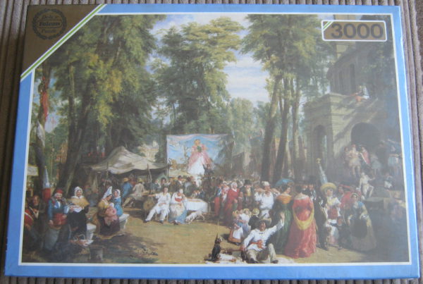 Image of the puzzle 3000, Falcon, Fair in the Champs-Élysées, William Parrott, Factory Sealed, Picture of the box