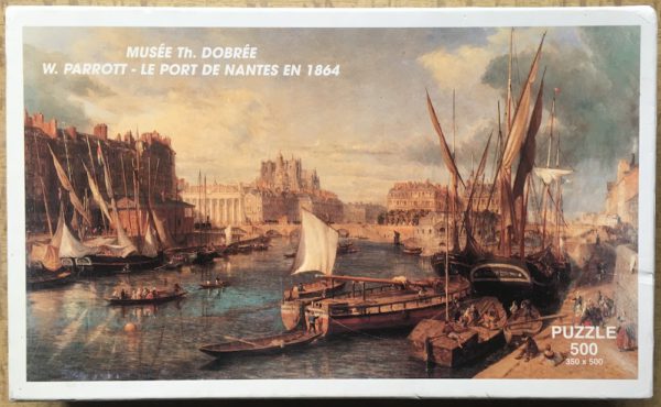 Image of the puzzle 500, CAT, Le Port de Nantes en 1864, Parrott, Complete, Picture of the box