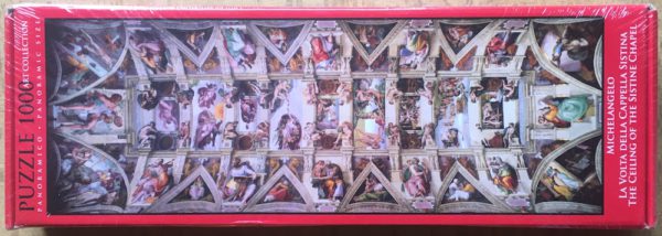 Image of the puzzle 1000, Sillabe, The Ceiling of the Sistine Chapel, Vatican City, by Michelangelo, Factory Sealed, Picture of the box