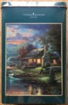 Image of the puzzle 500, Schmidt, Nature's Paradise, Kinkade, Factory Sealed, Picture of the box