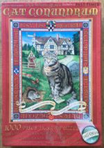 Image of the puzzle 1000, Past Times, Dick Whittington's Cat Conundrum, by Geoffrey Tristram, Complete, Picture of the box