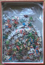 Image of the puzzle 1000, Past Times, Dick Whittington's Cat Conundrum, by Geoffrey Tristram, Complete, Picture of the bag