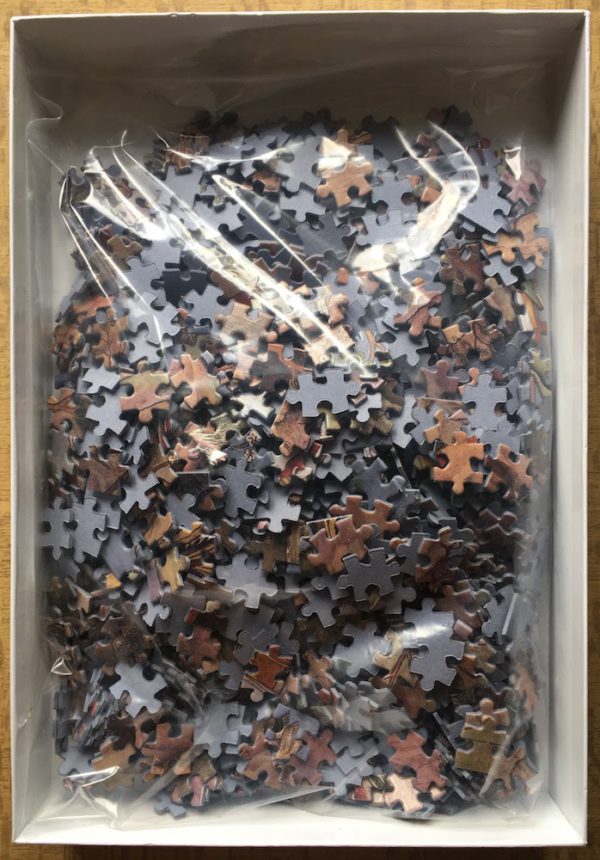 Image of the puzzle 1000, Sindbad, Zal intercède auprès de Simurgh, by Miskin, Complete, Picture of the bag