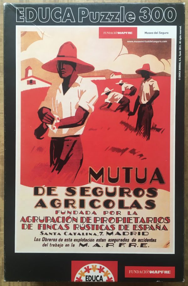 Image of the puzzle 300, Educa, Mutua de Seguros AgrÃcolas, Sealed Bag, Picture of the box