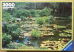 Image of the puzzle 3000, Ravensburger, Water Lilies, Incomplete, Picture of the box