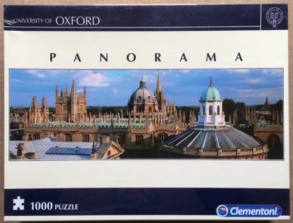Image of the puzzle 1000, Clementoni, Skyline, Oxford, Factory Sealed, Picture of the box