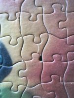 Image of the puzzle 350, Tuco, Blue Boy, by Thomas Gainsborough, Complete, Detail of the puzzle