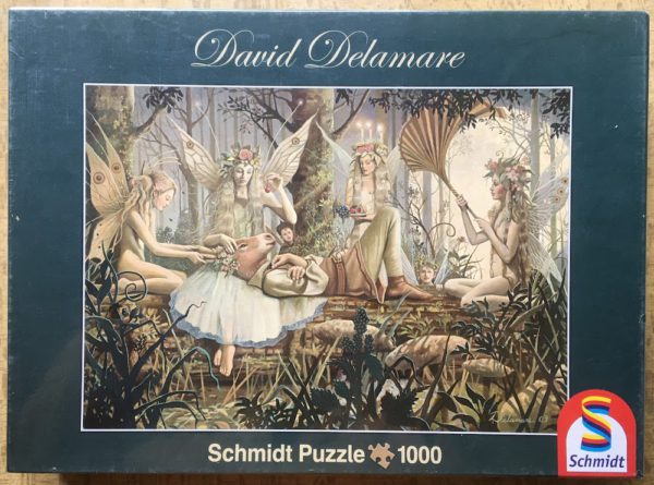 Image of the puzzle 1000, Schmidt, Dream Sequence, Delamare, Factory Sealed, Picture of the box