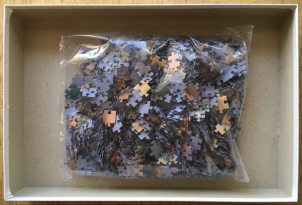 Image of the puzzle 1000, GeoHistoire, The Marriage of Cupid and Psyche, by Andrea Schiavone, Sealed Bag, Picture of the bag