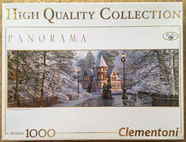 Image of the puzzle 1000, Clementoni, Christmas Invitation, Davison, Complete, Picture of the box