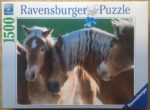 Image of the puzzle 1500, Ravensburger, Happy Horses, Slawik, Factory Sealed, Picture of the box