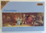 Image of the puzzle 1000, Falcon, Henry VIII and Anne Boleyn observed by Queen Catherine, by by Marcus Stone, Factory Sealed, Picture of the box