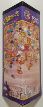 Image of the puzzle 1500, Heye, Frequent Travelers, by Matt, Sealed Bag, Picture of the box