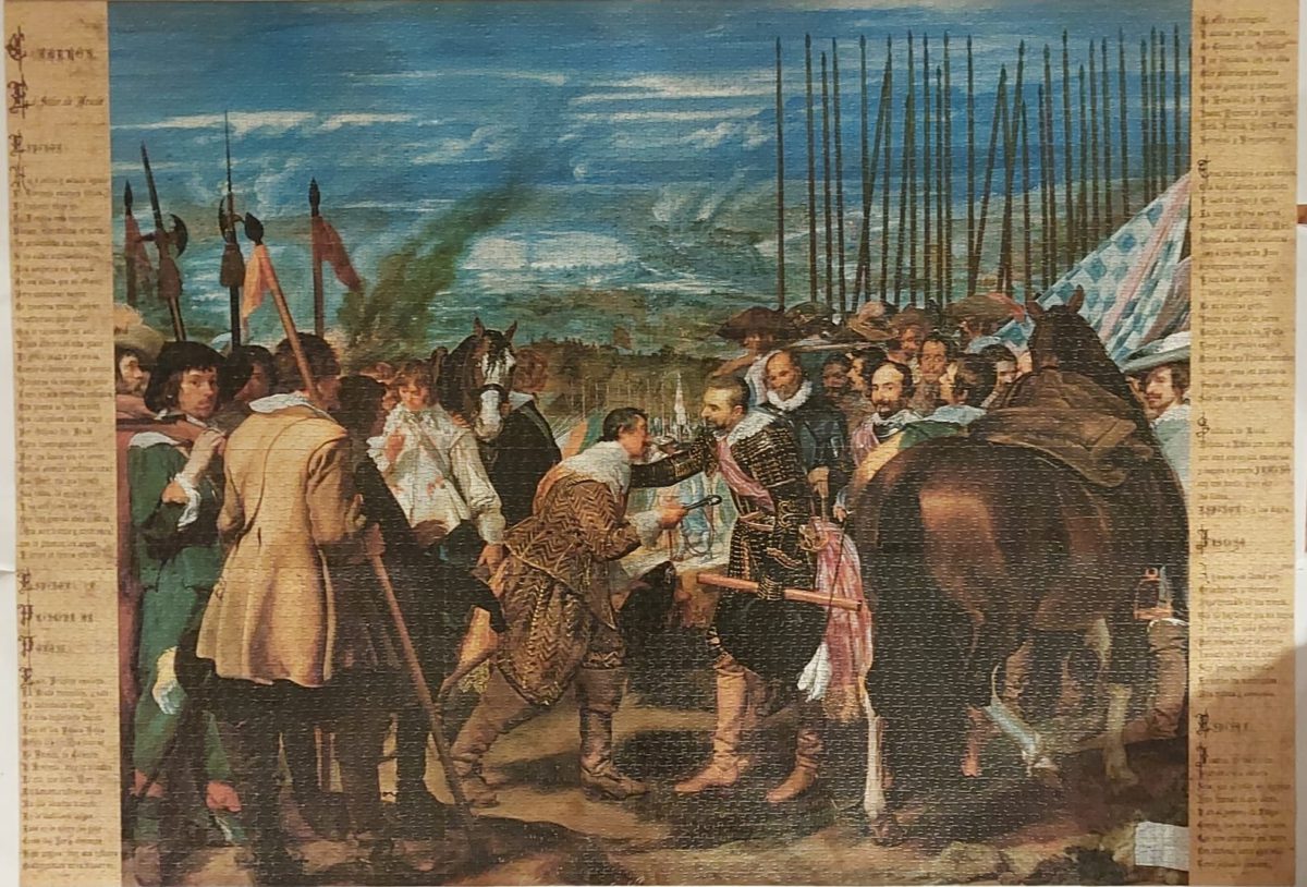 Image of the puzzle 6000, Educa, The Surrender of Breda, by Diego Velázquez, Complete, Picture of the puzzle