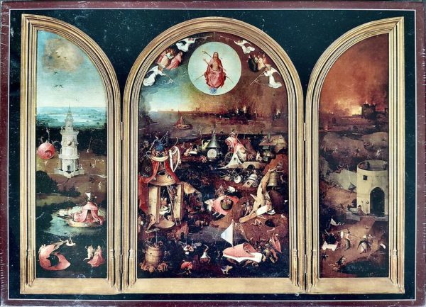 1000, Puzzelman, The Last Judgement, by Bosch, Factory Sealed, Picture of the box