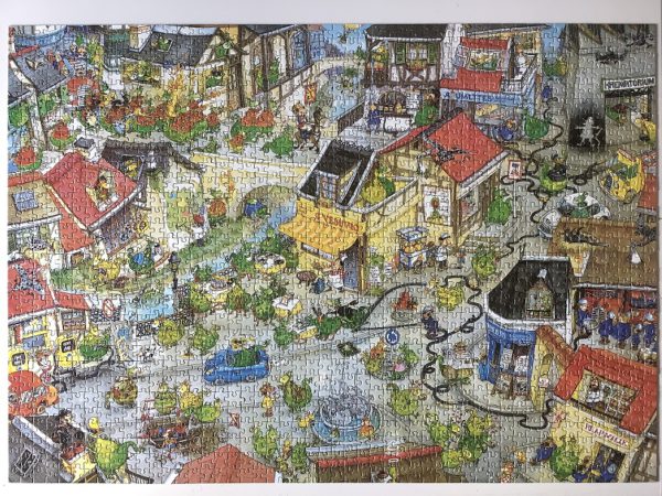 Image of the puzzle 1500, Heye, Dragon Ville, Marino Degano, Complete, Picture of the puzzle
