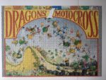 Image of the puzzle 1500, Heye, Dragons' Motocross, Marino Degano, Complete, Picture of the puzzle