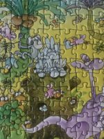 Image of the puzzle 2000, Heye, Crazy Zoo, Guillermo Mordillo, Complete, Detail of the puzzle