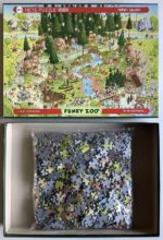 Image of the puzzle 1000, Heye, Black Forest Habitat, Marino Degano, Complete, Picture of the bag