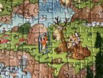 Image of the puzzle 1000, Heye, Black Forest Habitat, Marino Degano, Complete, Detail of the puzzle