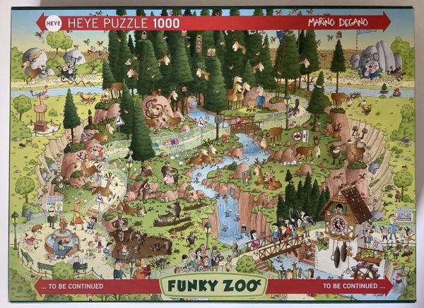 Image of the puzzle 1000, Heye, Black Forest Habitat, Marino Degano, Complete, Picture of the box